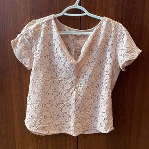 New York & Company Lace Shirt